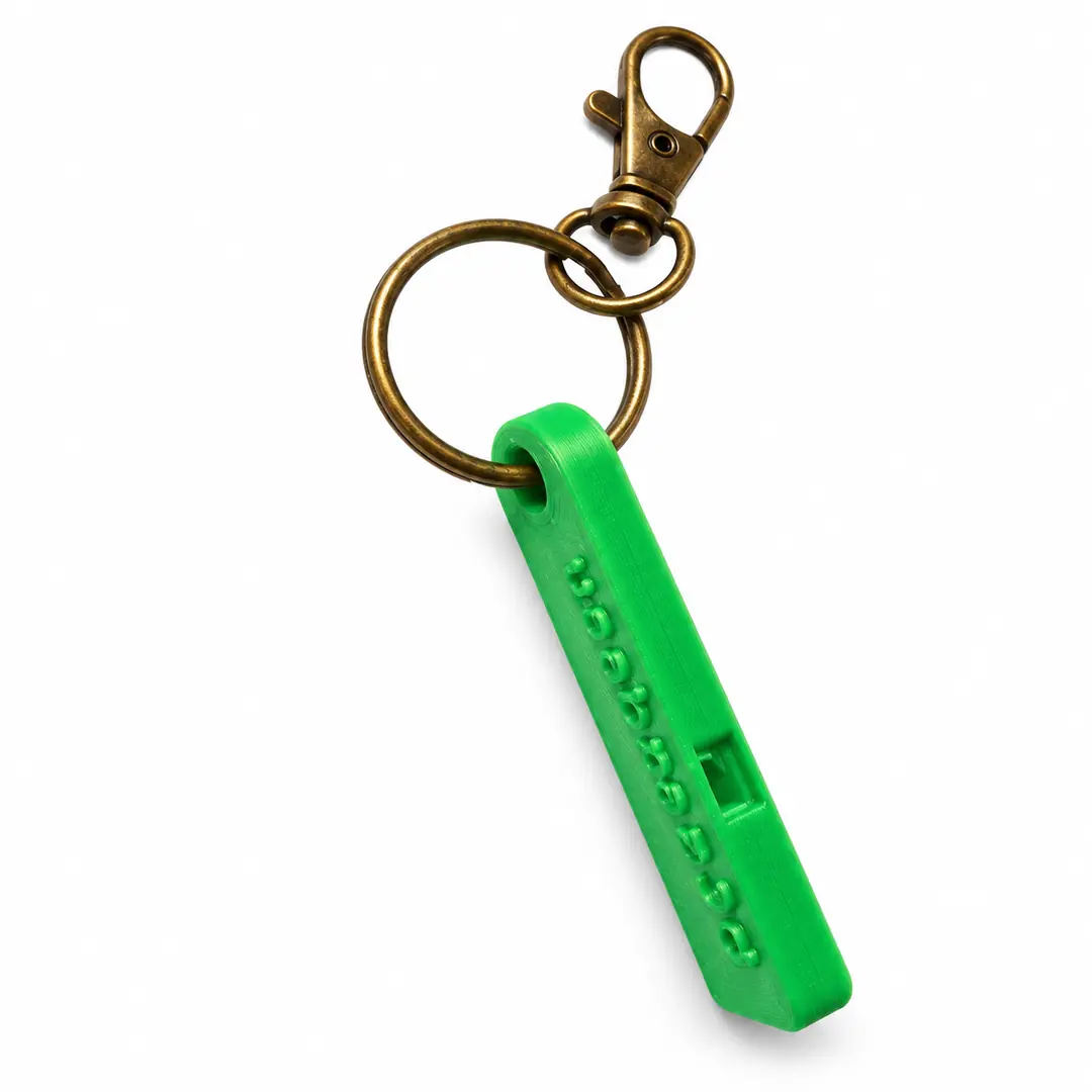 Personalized 3D Printed Whistle Keychain – Custom Name Tag - Image 5
