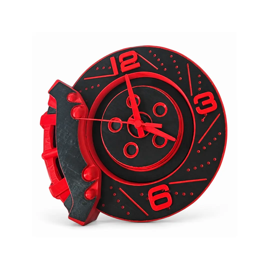 3D Printed Brake Disc Wall Clock – Automotive Decor - Image 4